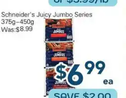 Oceans Fresh Food Market Schneider's Juicy Jumbo Series offer