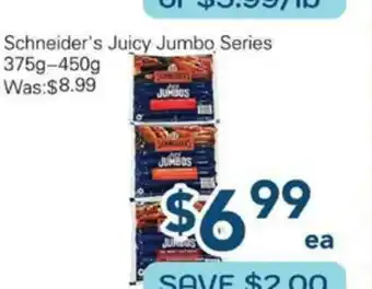 Oceans Fresh Food Market Schneider's Juicy Jumbo Series offer