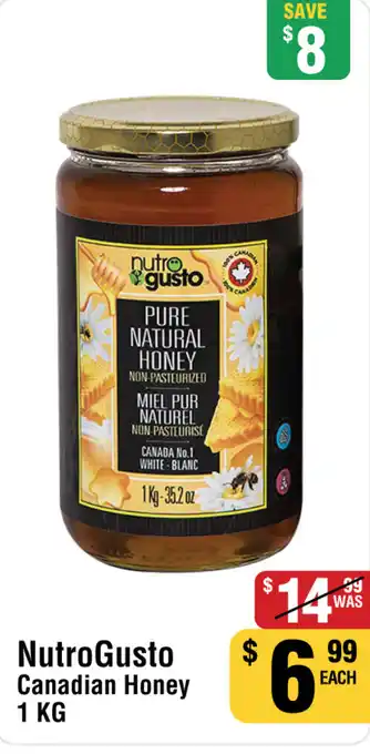 Iqbal Foods NutroGusto Canadian Honey offer