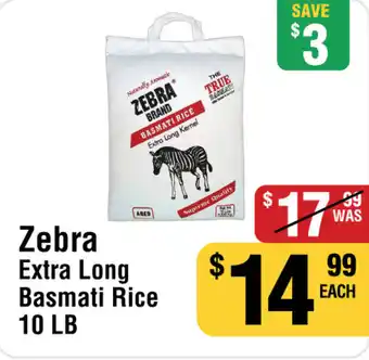 Iqbal Foods Zebra Extra Long Basmati Rice offer