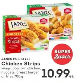 IGA Janes pub style chicken strips offer