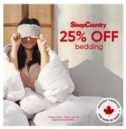 Sleep Country Bedding offer