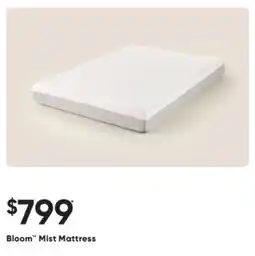 Sleep Country Bloom Mist Mattress offer