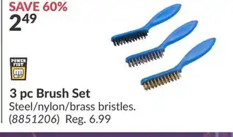 Princess Auto 3 pc Brush Set offer