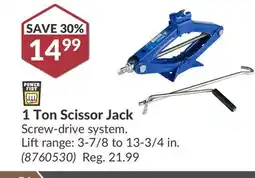 Princess Auto 1 Ton Scissor Jack offer