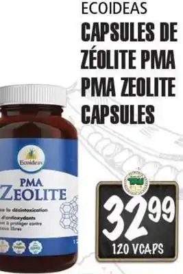 Marches Tau CAPSULES DE ZÉOLITE PMA ECOIDEAS offer