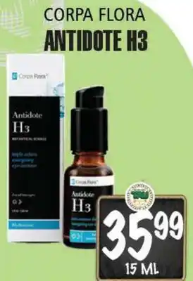 Marches Tau Corpa Flora Antidote H3 offer