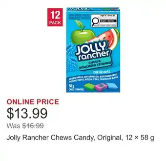 Costco Jolly Rancher Chews Candy, Original, 12 × 58 g offer