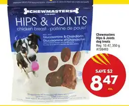 Giant Tiger Chewmasters Hips & Joints dog treats offer