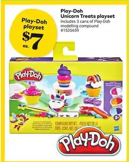 Giant Tiger Play-Doh Unicorn Treats playset offer