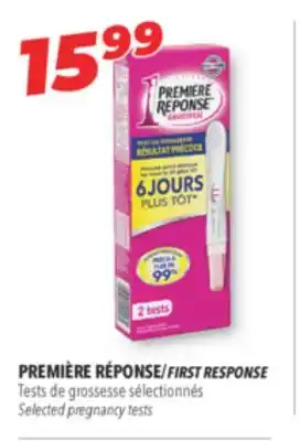 Familiprix First Response early result pregnancy test 2un offer