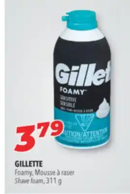 Familiprix GILLETTE Shave foam offer