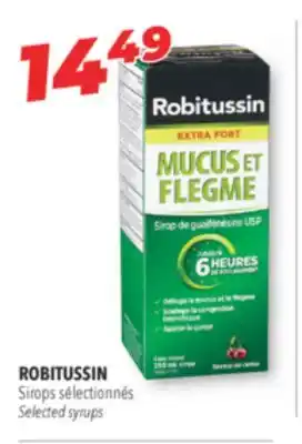 Familiprix Robitussin extra strength mucus & phlegm cherry flavour syrup offer