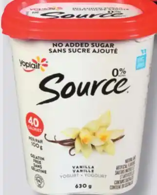 IGA YOPLAIT SOURCE YOGURT offer