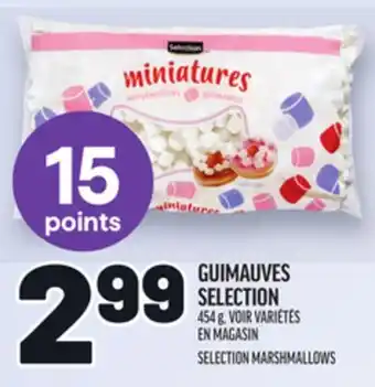 Metro GUIMAUVES SELECTION | SELECTION MARSHMALLOWS offer