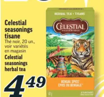 Marché Richelieu CELESTIAL SEASONINGS TISANE | CELESTIAL SEASONINGS HERBAL TEA offer