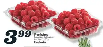 Marché Richelieu FRAMBOISES | RASPBERRIES offer