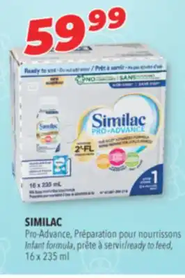 Familiprix SIMILAC, Pro-Advance Infant ready to feed, 16 x 235 ml offer