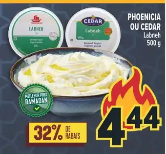 Marché Adonis PHOENICIA OU CEDAR LABNEH offer