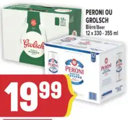 Marché Adonis PERONI OU GROLSCH BIÈRE | BEER offer