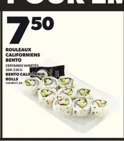 Provigo ROULEAUX CALIFORNIENS BENTO, 208-236 G offer