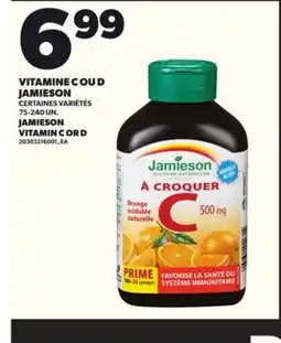 Provigo VITAMINE COUD JAMIESON, 75-240 UN offer