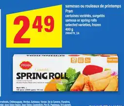 Maxi SAMOSAS OU ROULEAUX DE PRINTEMPS PRAN, 400 g offer