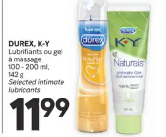 Brunet DUREX, K-Y Lubrifiants ou gel à massage offer