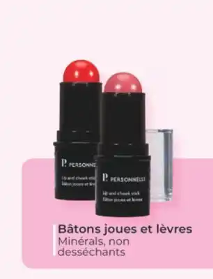 Brunet PERSONNELLE Bâtons joues et lèvres Minérals non desséchants Produits sélectionnés offer