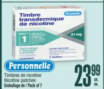 Jean Coutu PERSONNELLE Nicotine patches offer