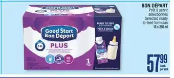 Jean Coutu BON DÉPART Selected ready to feed formulas offer