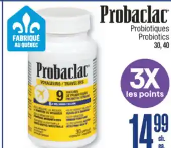 Jean Coutu PROBACLAC Probiotics offer