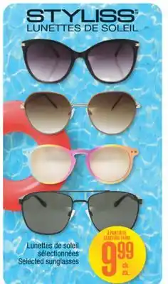 Jean Coutu STYLISS Selected sunglasses offer