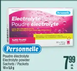 Jean Coutu PERSONNELLE Electrolyte powder Packets offer