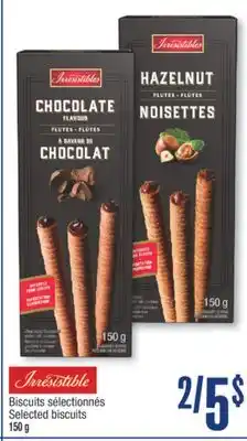 Jean Coutu IRRESISTIBLES Selected biscuits offer