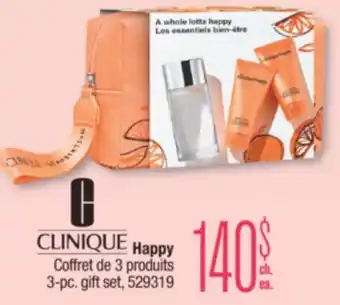 Jean Coutu CLINIQUE Happy 3-pc. gift set offer