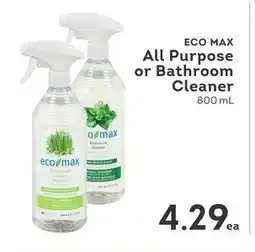 IGA Eco max all purpose or bathroom cleaner offer