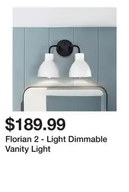 Wayfair Florian 2 - Light Dimmable Vanity Light offer