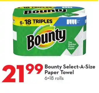 Longo's Bounty Select-A-Size Paper Towel offer