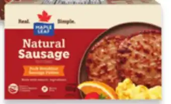 Walmart Maple Leaf Fully Cooked Breakfast Sausages or Patties offer