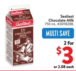 Walmart Sealtest Chocolate Milk offer