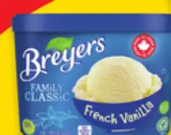 Walmart Breyers Family Classic Frozen Desert Tub offer