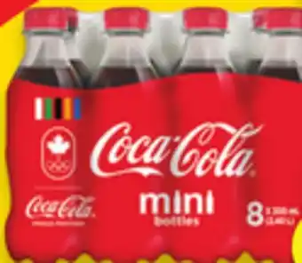 Walmart Coca-Cola Pop Mini Bottles 8 x 300 mL offer