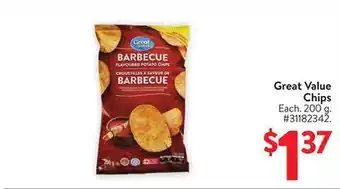 Walmart Great Value Chips offer