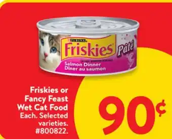 Walmart Friskies or Fancy Feat Wet Cat Food offer