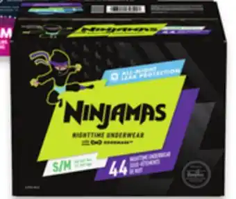 Walmart Pampers Ninjamas Nighttime Underwear offer