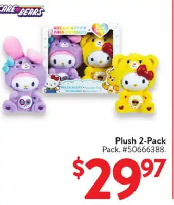 Walmart Plush 2-Pack offer