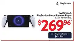 Walmart PlayStation 5 PlayStation Portal Remote Player offer