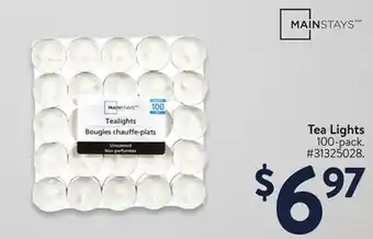 Walmart Tea Lights offer