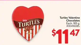 Walmart Turtles Valentine Chocolates offer